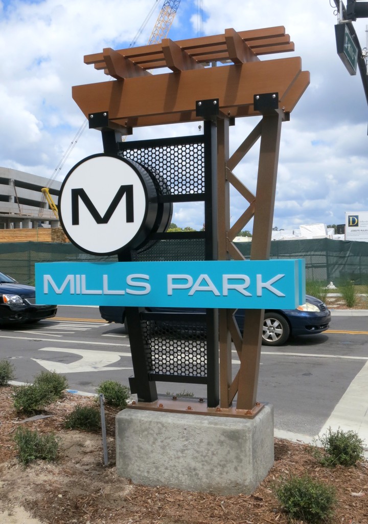 mills park sign