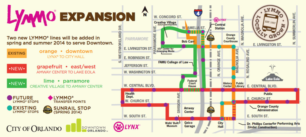 LYMMO Route Map