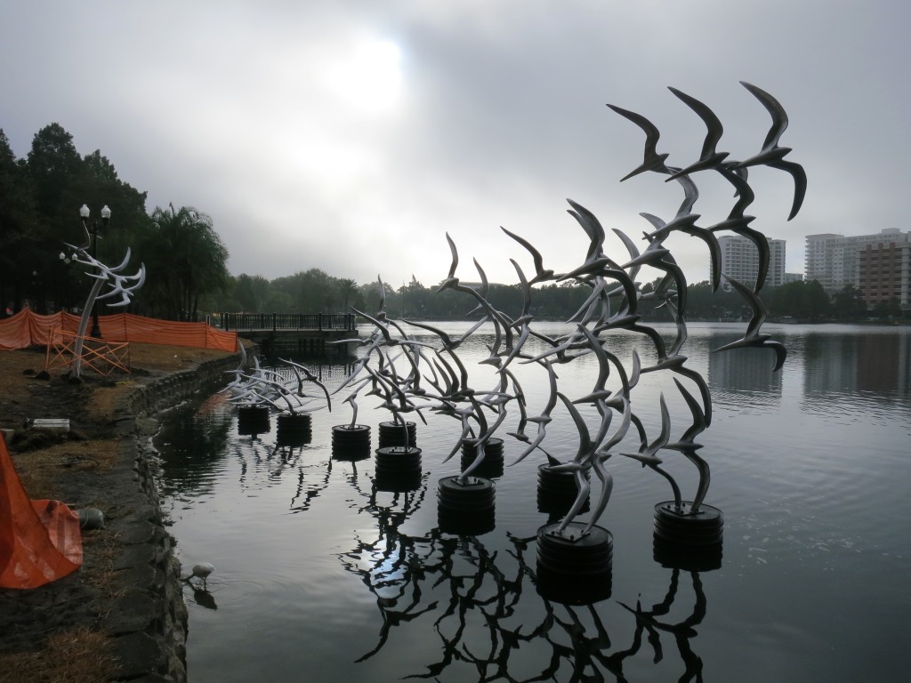 Take Flight Lake Eola Side