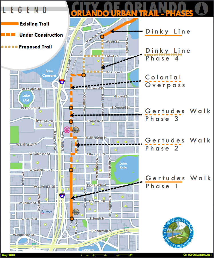 Orlando Urban Trail - Pedestrian Bridge