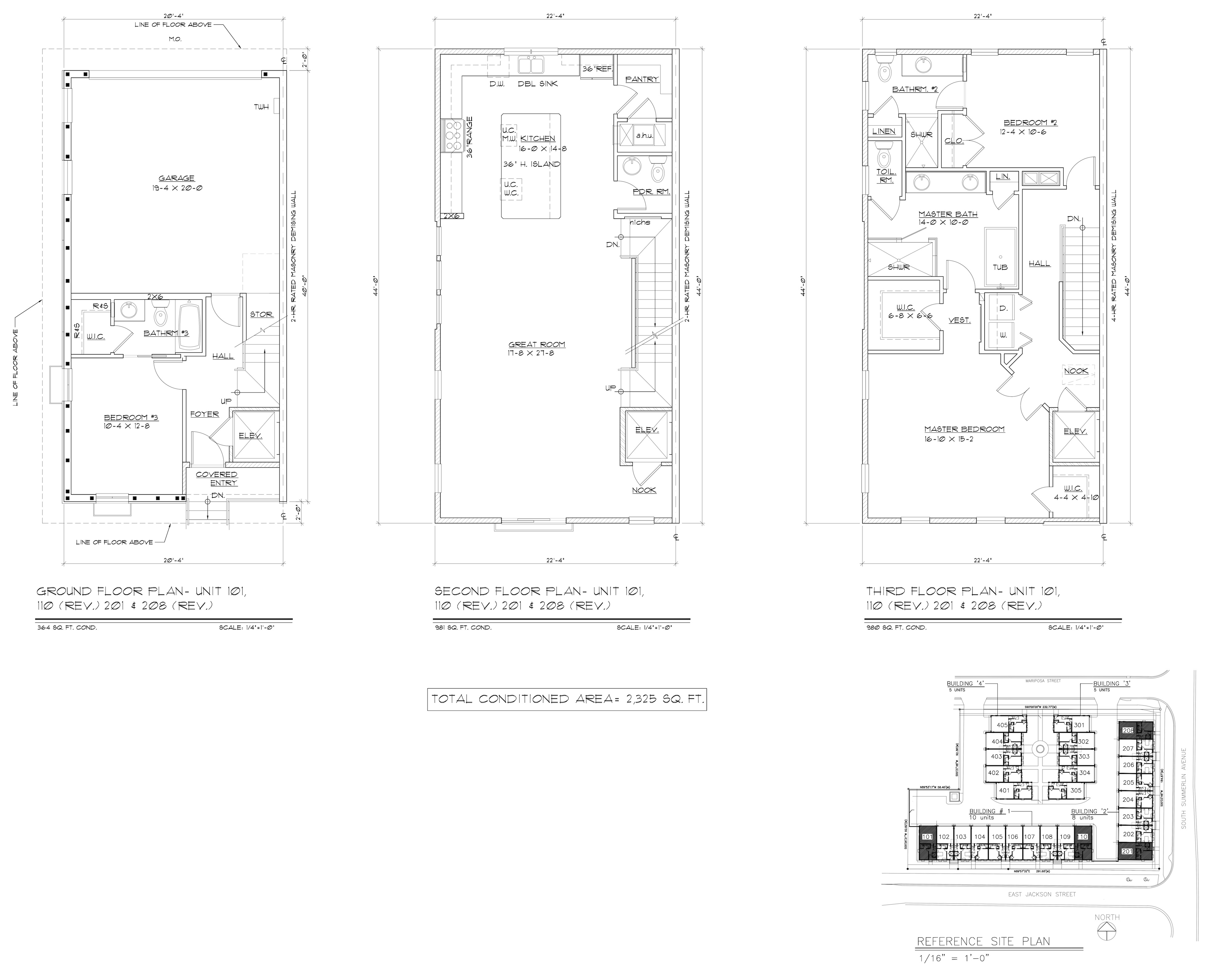 Updated Renderings for Thornton Park Townhomes - Bungalower