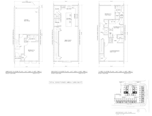 Thornton Park Townhomes Floor Plan 2