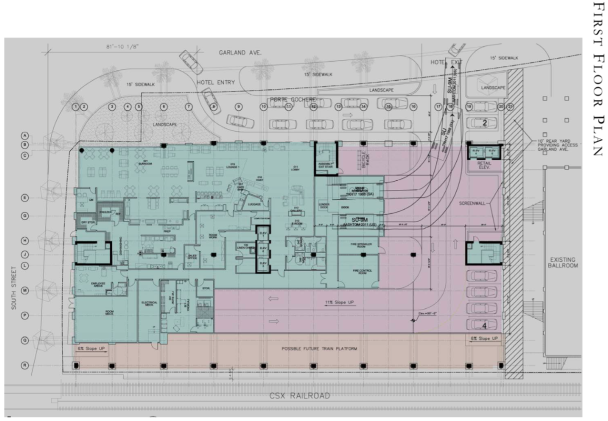 Hyatt Place Downtown Floor Plan 1