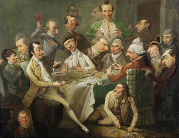 John Hamilton Mortimer - "The Oyster Party" - c. 1776