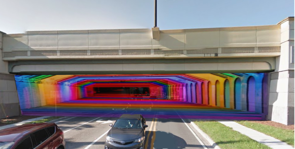 508 underpass 1 with art