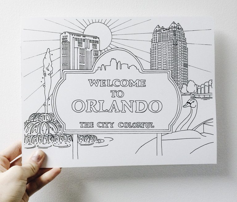 Download Limited Edition Orlando Coloring Books Back In Stock Bungalower
