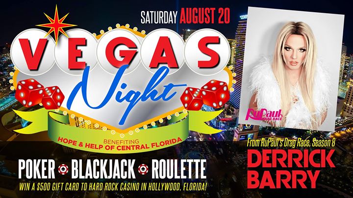 Vegas Night - a Hope & Help Fundraiser featuring Derrick Barry - Bungalower
