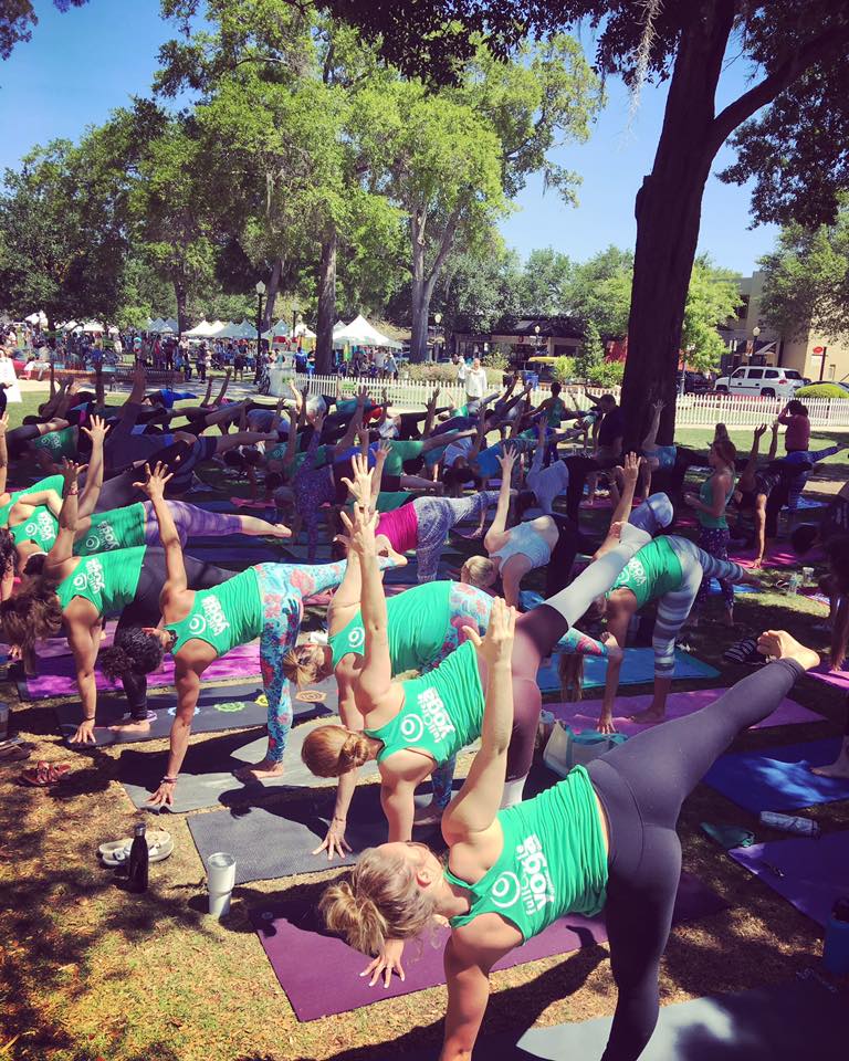 Earth Day Yoga In The Park Bungalower