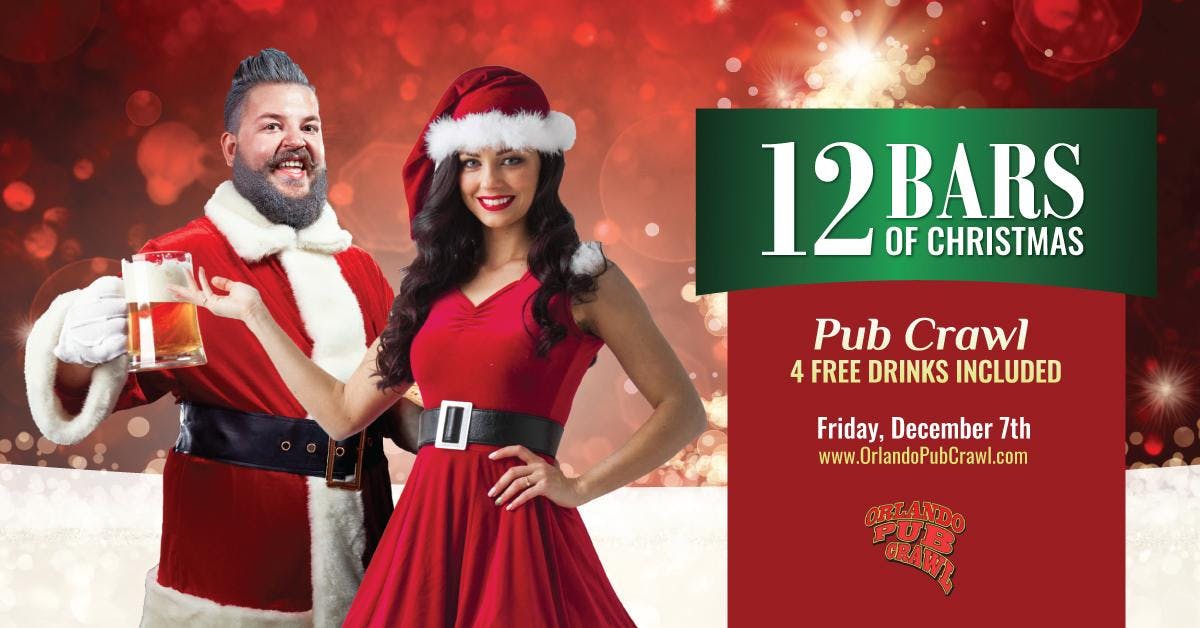 The 12 Bars of Christmas Pub Crawl Bungalower