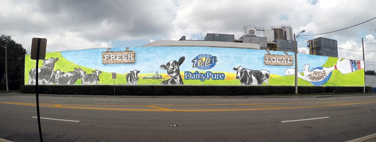 . Lee finally leans into The Milk District with new mural - Bungalower