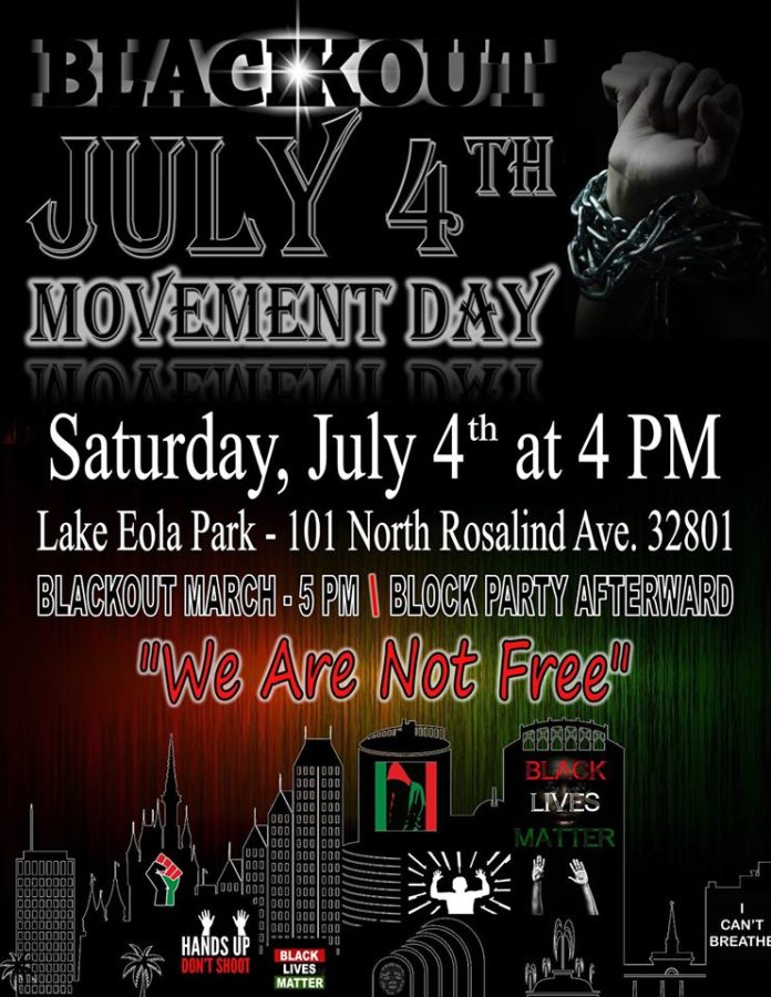 July 4th Blackout Movement Day Bungalower