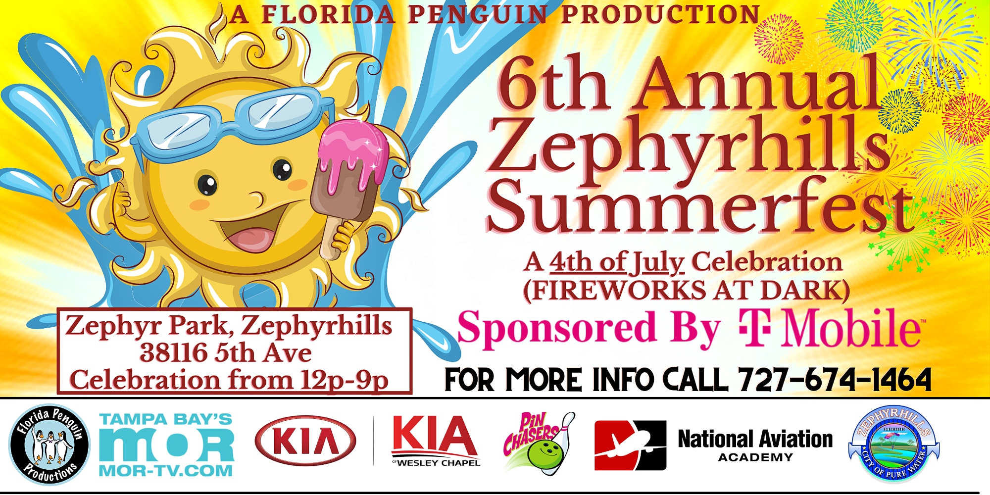 Zephyrhills Summerfest 4th of July Fireworks Sho Bungalower