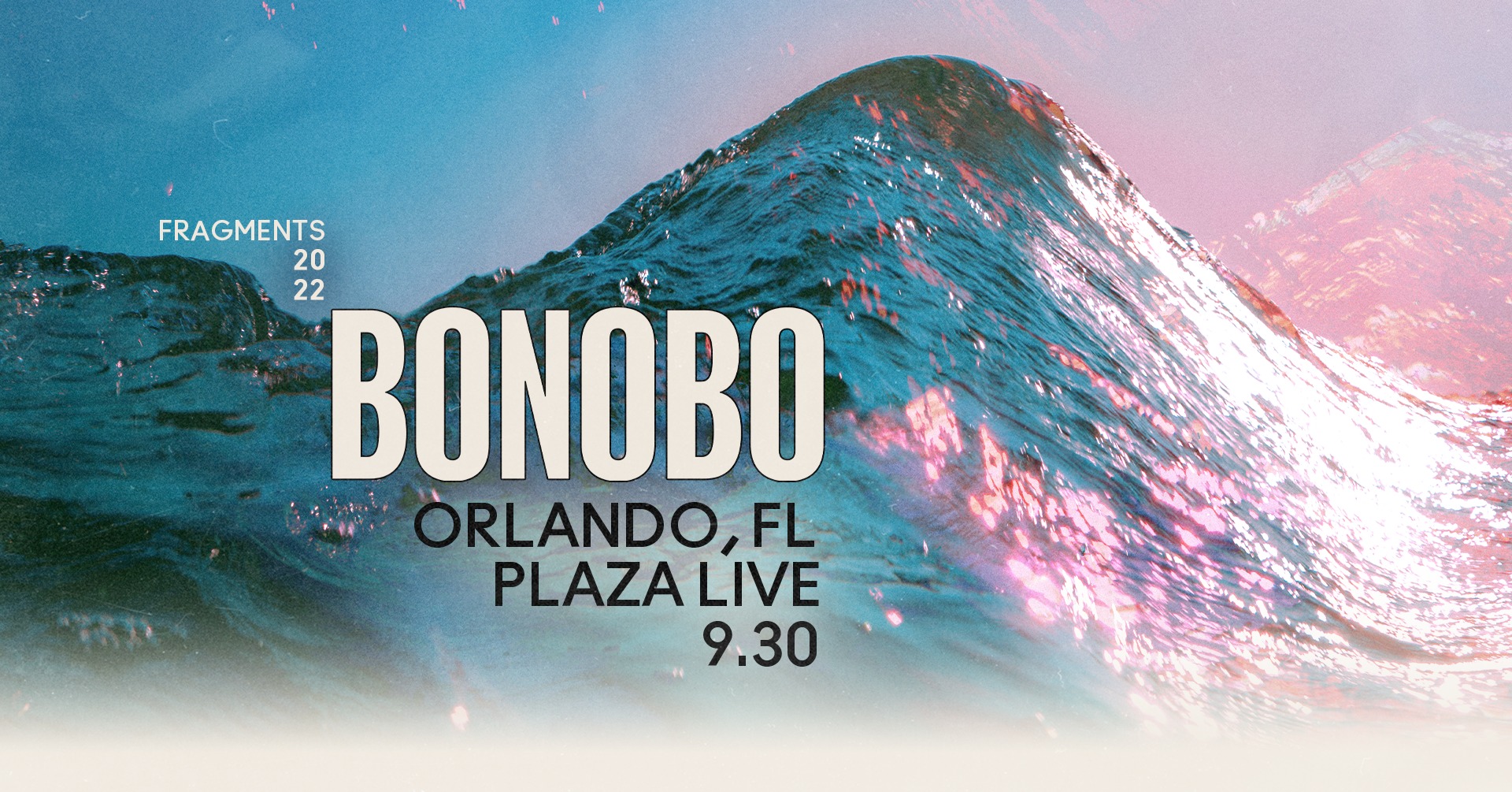 Bonobo Fragments Live Tour Orlando, FL Bungalower