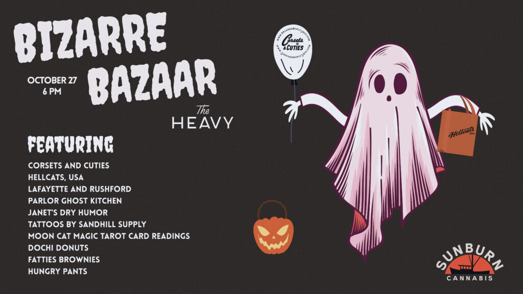 Bungalower and The Heavy team up for Bizarre Bazaar on October 27 - Bungalower