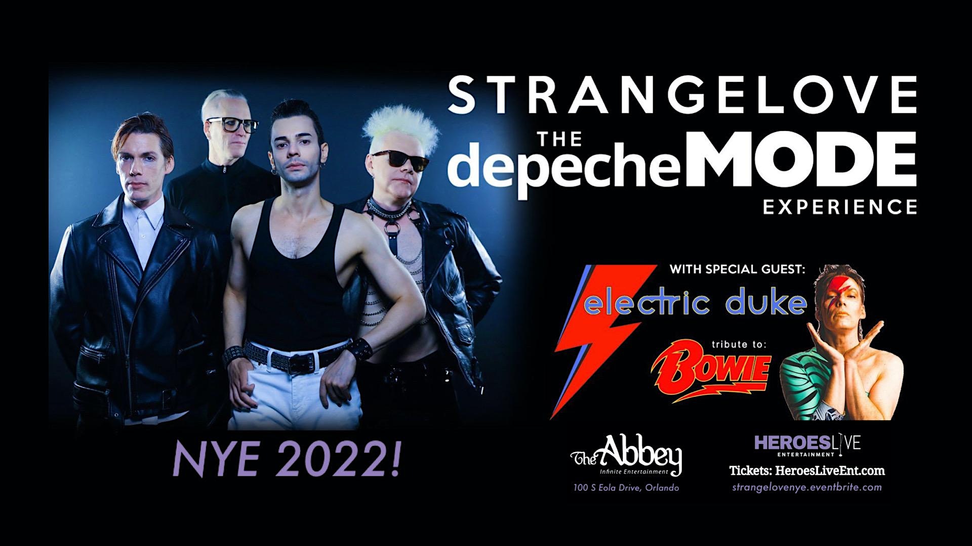 Strangelove-The DEPECHE MODE Experience Concerts & Live Tour Dates