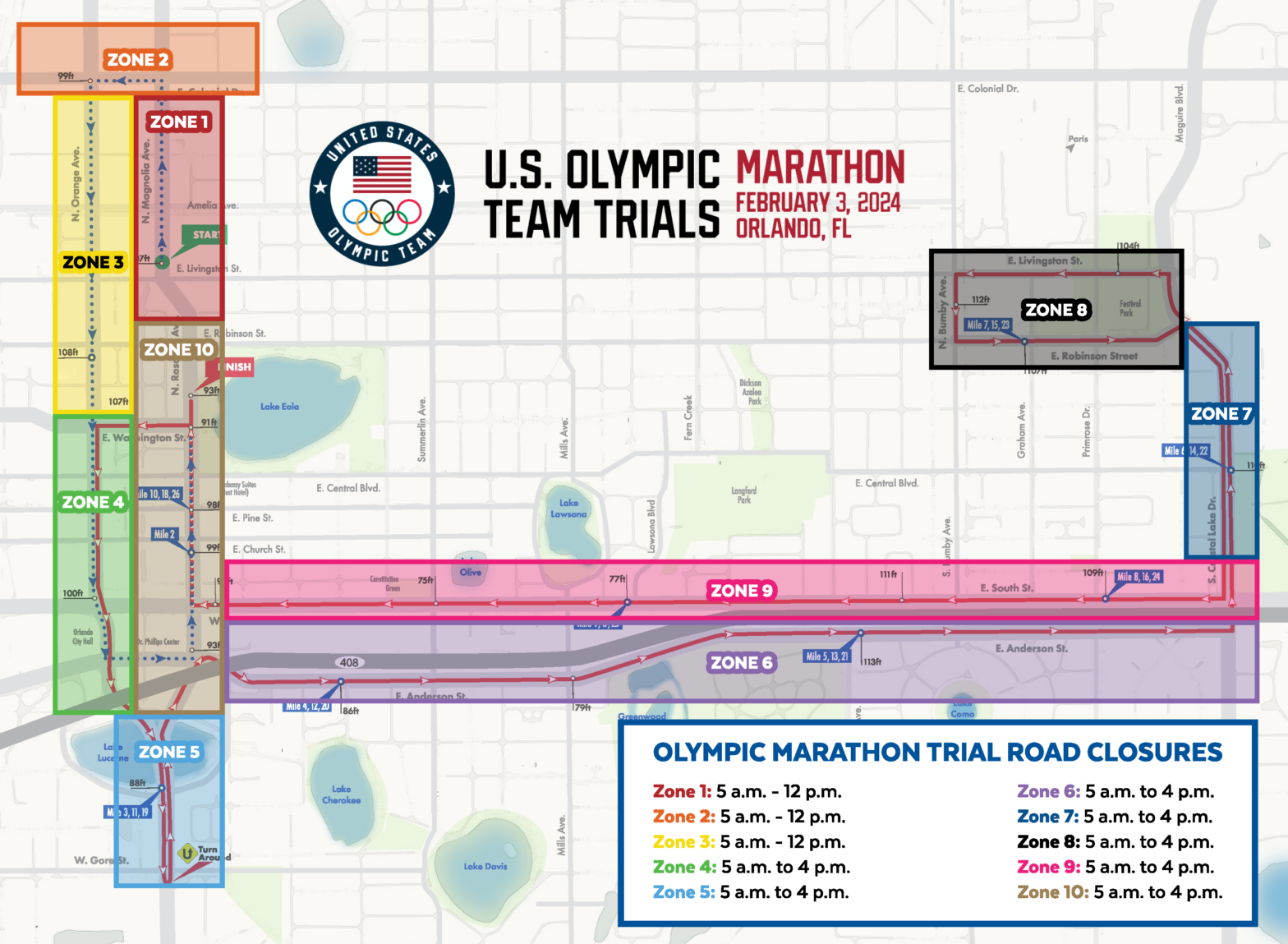 Orlando Hosting Olympic Marathon Trials This February - Bungalower