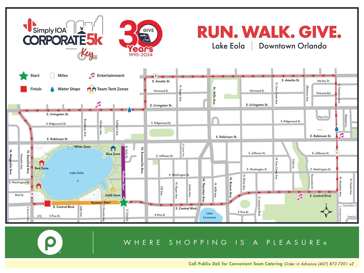 Annual Corporate 5K returns on May 9 to Lake Eola