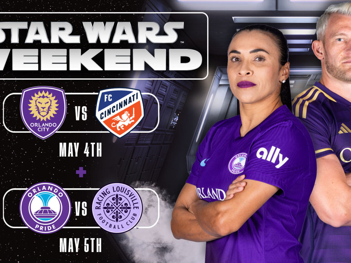 Orlando City and Orlando Pride celebrating a Star Wars-themed weekend